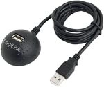 Delo Computer LogiLink Dockingstation USB 2.0 Verl&auml;ngerung