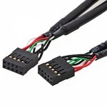 Delock Kabel USB 2.0 Pfostenbuchse 2, 54 mm 10 pin > USB 2.0 Pfostenbuchse 2,...