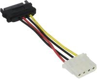 Delock SATA Stromkabel, schwarz/rot, 1er-Pack
