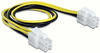 Delock Adapter P4 Kabel/ITX-Mainbd. 4pol St/St, schwarz, 65604