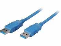 S-Conn 3 m USB3.0 A 3 m USB A USB A blau