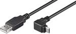 goobay 95343 USB 2.0 Hi-Speed Kabel 90&deg;