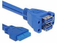 Delock USB Kabel 3.0 Pinheader Bu./2x USB 3.0 A-Bu. 82942