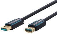 Clicktronic Casual USB 3.0 Hochgeschwindigkeits-Verl&auml;ngerung Kabel USB A Stecker auf