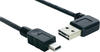 Delock USB-Kabel USB 2.0 USB-A Stecker, USB-Mini-B Stecker 1.00m Schwarz vergoldete