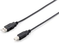 Equip USB Kabel A -> B St/1.80m sw Polybeutel