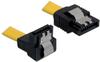 Delock SATA 6 GB/S Kabel gerade auf unten gewinkelt 50 cm gelb