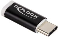 Delock Adapter USB Type-C St (Device) > USB Micro B Buchse (Host) schwarz