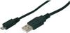 DIGITUS USB 2.0 Anschlusskabel - 1.0 m - USB A (St) zu USB Micro B (St) - 480 Mbit/s
