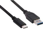 Club 3D CAC-1523 USB 3.1 Typ-C auf Typ-A Kabel Stecker/Stecker schwarz