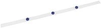 MAUL Ferroband 100 cm x 3,5 cm | Inklusive 3 Rundmagnete | geeignet als Toniebox
