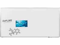 Legamaster 7-101056 Whiteboard Premium Plus, e3-Emaille, 180 x 90 cm