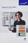 Legamaster 7-450400 Magnetische Etikettentr&auml;ger f&uuml;r Whiteboards, 54 St&uuml;ck, 20 x 60