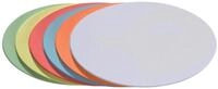 Moderationskarte Oval, 190mm breit, 110mm hoch, selbstklebend nein, sortiert