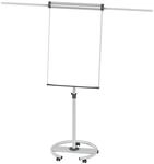 MAUL Flipchart MAULsolid 66 x 97 cm | Mobiles Whiteboard mit 5 Fu&szlig;rollen und