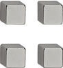 MAUL Neodym Magnet 10x10x10mm (4 Stück) | Magnet stark mit 3,8kg Haftkraft |...