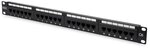 DIGITUS Patchpanel - 19-Zoll - Cat-6 - 24-Port RJ45 - Ungeschirmt - LSA...