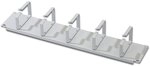 DIGITUS Kabel-Rangierpanel - 2HE - 5 F&uuml;hrungsb&uuml;gel 88.5 x 60 mm - 19-Zoll - F&uuml;r