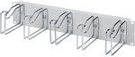 Rittal Rangierpanel RAL 7035 2HE mit 5 Kabelf&uuml;hrungsb&uuml;geln Stahl, 7257100,...