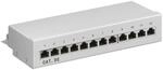Goobay 93041 CAT 5e Patch Panel 12 Port / RJ45 Buchsen Netzwerkstecker / 100...