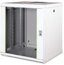 DIGITUS Netzwerk-Schrank 19 zoll 12 HE - Wandmontage - 450 mm Tiefe - Traglast 100 kg