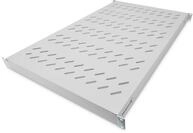 DIGITUS Fachboden zum Festeinbau &ndash; Variable Tiefe &ndash; 19-Zoll 1HE &ndash; Grau