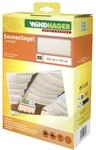 Windhager Sonnensegel Seilspanntechnik, 420 x 140 cm, Wei&szlig;, Beschattung von