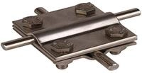 Dehn 319209 Kreuzschl&uuml;ssel Union Platte Rd/FL &ndash; 10/30 mm Niro V4
