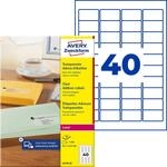 AVERY Zweckform L4770-25 Adressetiketten/Adressaufkleber (1.000 Etiketten,