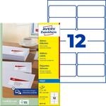 AVERY Zweckform J8177-25 Adressetiketten/Adressaufkleber (300 Etiketten, 99,1x42,3mm