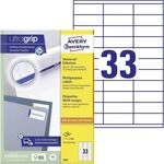 AVERY Zweckform 3421 Universal Etiketten (3.300 Klebeetiketten, 70x25,4mm auf A4,