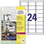 AVERY Zweckform L4773-20 Wetterfeste Etiketten, wasserfest, 63,5x33,9mm | 480