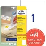 AVERY Zweckform L4735REV-25 Universal Etiketten (25 plus 5 Klebeetiketten extra,