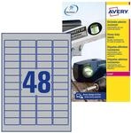 AVERY Zweckform L6009-20 Typenschild Folienetiketten (45,7x21,2 mm auf DIN A4, extrem