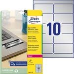 AVERY Zweckform L6012-20 Typenschild Folienetiketten (200 Aufkleber, 96x50,8mm auf