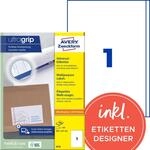 AVERY Zweckform 3418 Universal Etiketten (100 Klebeetiketten, 200x297mm auf A4,