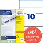 AVERY Zweckform 3425 Adressaufkleber (1.000 Klebeetiketten, 105x57mm auf A4, Papier