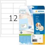 HERMA 5056 Universal Etiketten, 25 Blatt, 97 x 42,3 mm, 12 pro A4 Bogen, 300 St&uuml;ck,
