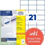 AVERY Zweckform 3652-200 Adressaufkleber (4.200 plus 420 Klebeetiketten extra,