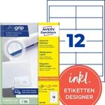 AVERY Zweckform 3659-200 Adressaufkleber (2.400 plus 240 Klebeetiketten extra,