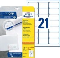 AVERY Zweckform Universal-Etiketten 64x36 mm VE=630 St&uuml;ck wei&szlig;