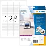HERMA 5071 Dia Etiketten, 25 Blatt, 43,2 x 8,5 mm, 128 pro A4 Bogen, 3200 St&uuml;ck,