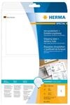 HERMA 8316 Versandetiketten mit Einlieferungsbeleg blickdicht, 25 Blatt, 182 x 130