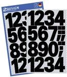 AVERY Zweckform 3785 Zahlen Aufkleber 48 St&uuml;ck (Sticker mit Nummern von 0-9,