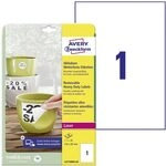AVERY Zweckform L4775REV-20 Wetterfeste Folienetiketten (20 Aufkleber, 210x297mm auf
