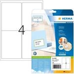 HERMA 4503 Versandetiketten, 25 Blatt, 99,1 x 139 mm, 4 pro A4 Bogen, 100 St&uuml;ck,