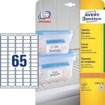 AVERY Zweckform L7971-25 Tiefk&uuml;hletiketten (1.625 Aufkleber, 38,1x21,2mm auf A4,