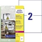 AVERY Zweckform L4717-20 Wetterfeste Folienetiketten (40 Klebeetiketten, 210x148mm