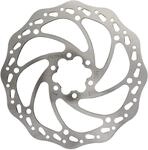 Messingschlager Saar &minus; Fahrrad Bremsscheibe Silber 20 x 20 x 1 cm