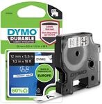 DYMO Original D1 Hochleistungs-Etikettenband | schwarz auf wei&szlig; | 12 mm x 5,5 m 